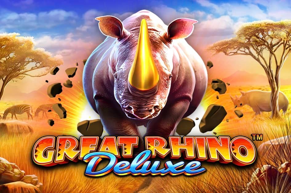 Great Rhino Deluxe: Petualangan Slot Afrika dengan Jackpot Gacor dan Fitur Lengkap